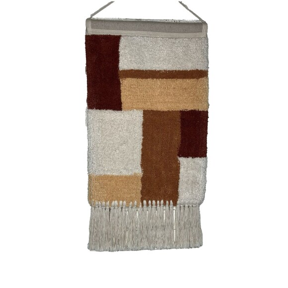 Crane Baby Boho Chic Wall Hanging Nursery Decor Neutral Earth Tones 70s Style - Picture 1 of 11